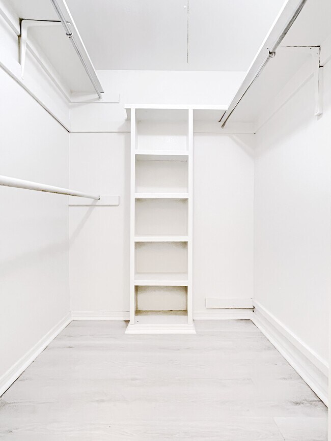 Big walk-in closet.3 closets in the condo. - 7718 Royal Ln