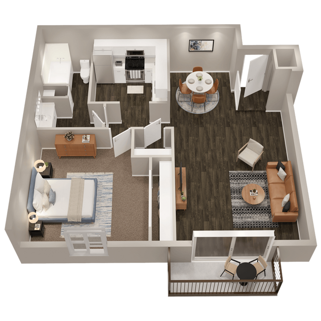 Floorplan - Lakeside at Wheaton Apartments