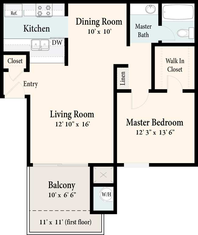 Floorplan - Sycamore Park Apartments