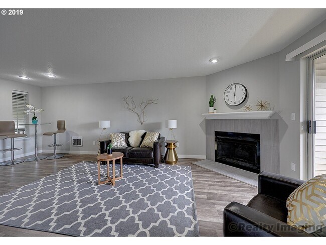 Living Room and Fire Place - 6150 SW Alice Ln