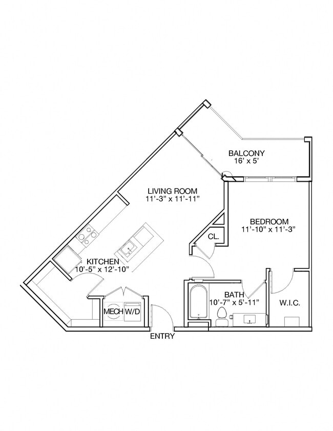 Floorplan - Ainsley at the Collective