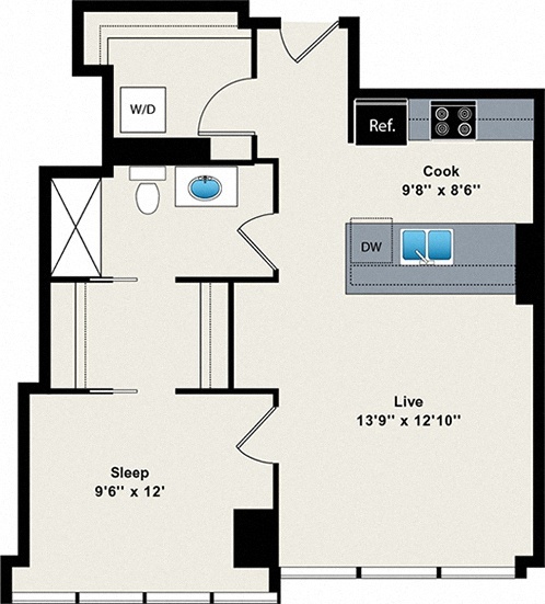 Floorplan - Reside on Green Street