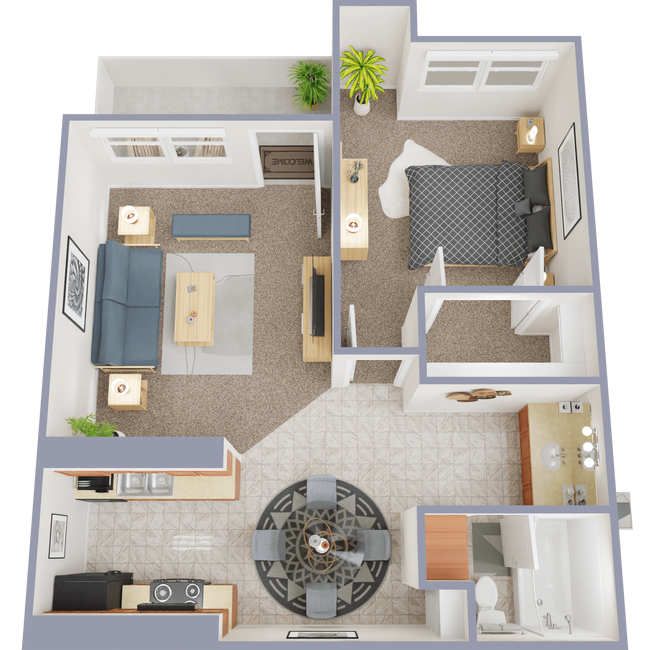 Floorplan - Catalina Crossing Apartments