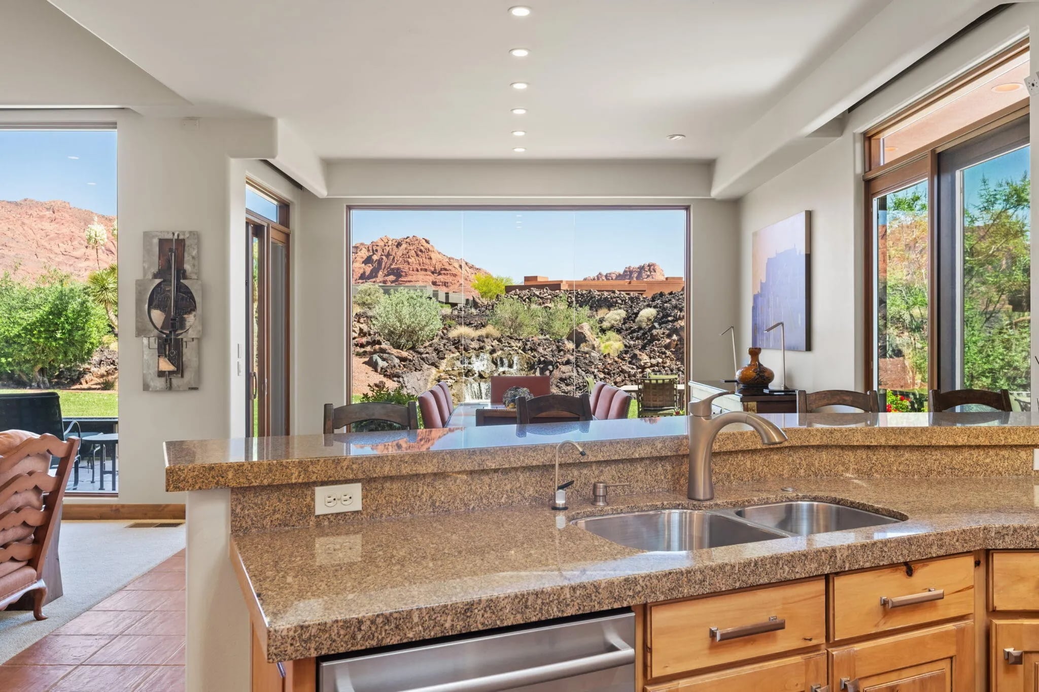Chef’s-Eye View Framed by Lava-Field Panorama - 1500 E Split Rock Dr