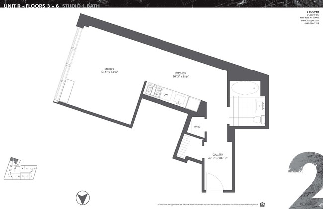 Floorplan - 2 Cooper Square