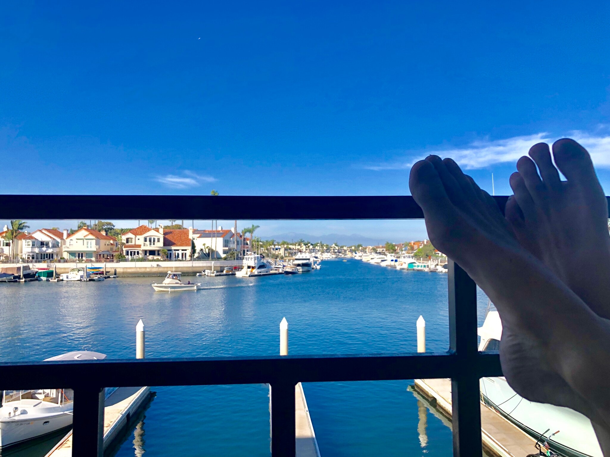 Harbor view from living room balcony - 3289 Moritz Dr