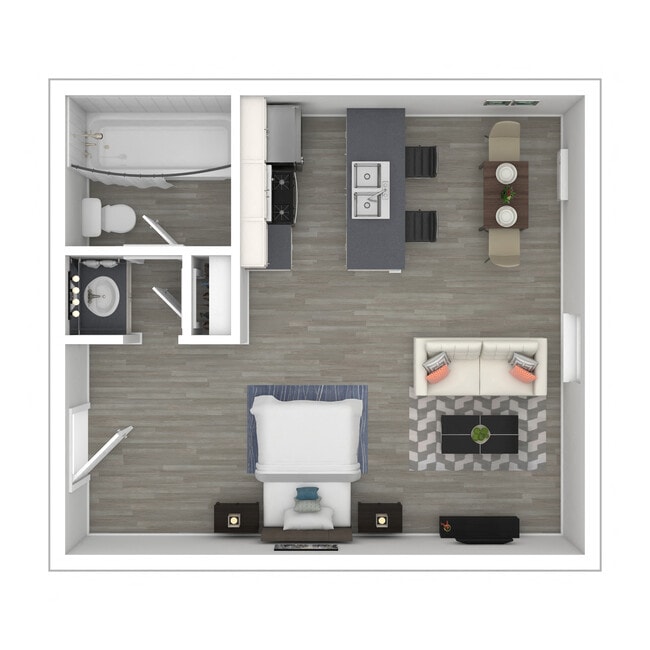 Floorplan - Hollywood Apartments