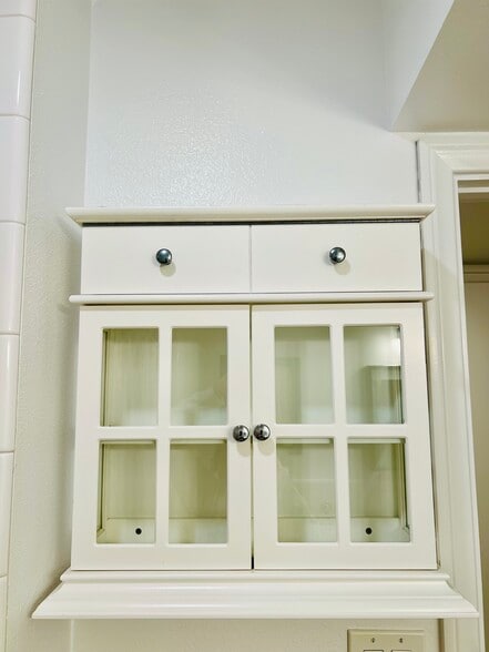 Cabinet in guest bathroom - 24 Westwind St