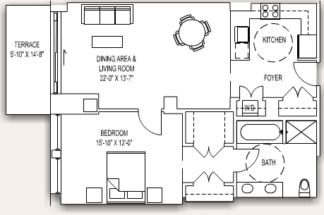 1BR/1BA - 1125 Maxwell Place