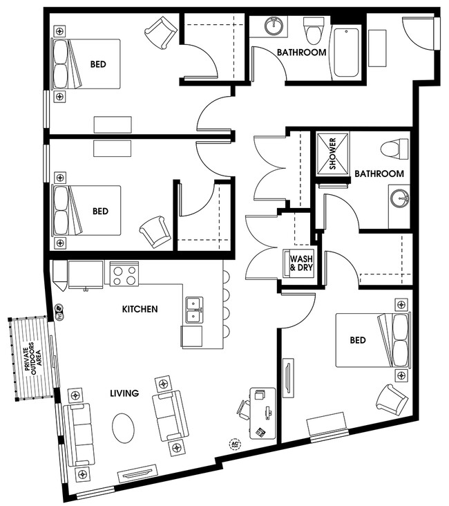 Floorplan - District Flats