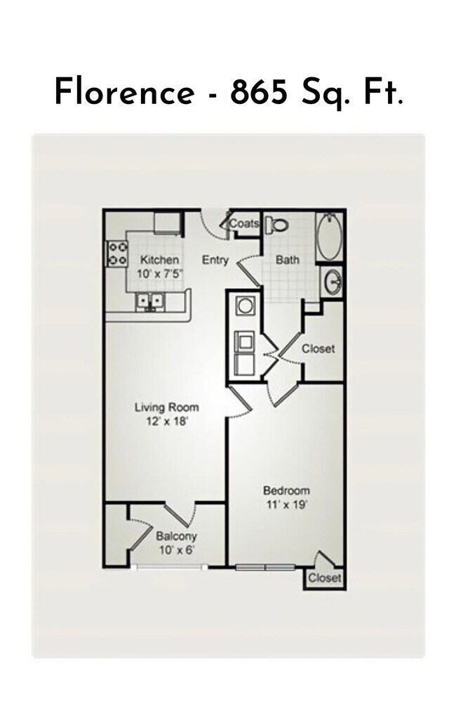 Florence - 865 Sq. Ft. - LYNX Gate City