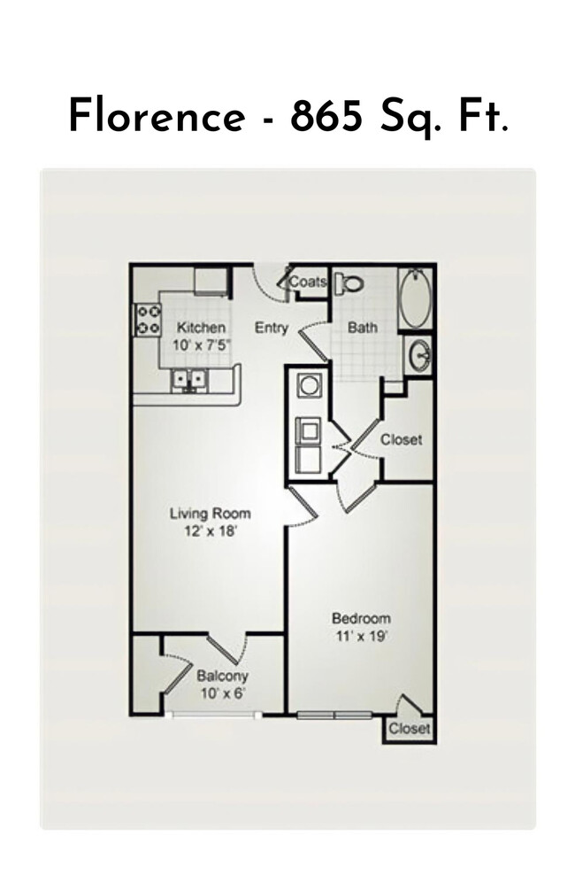 Florence - 865 Sq. Ft. - The Park at Aventino