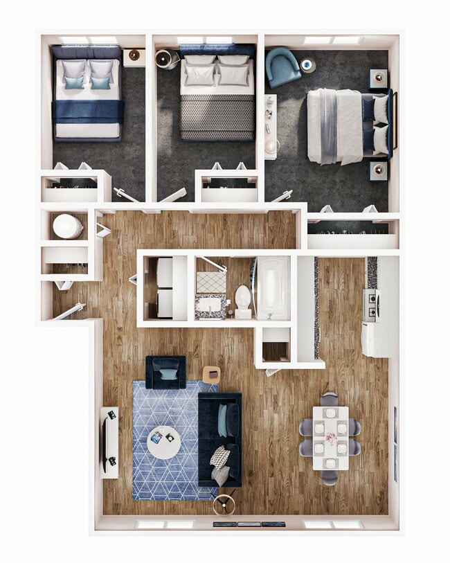 3BR/1BA - C1 - Copper Chase Apartments - Historical Access