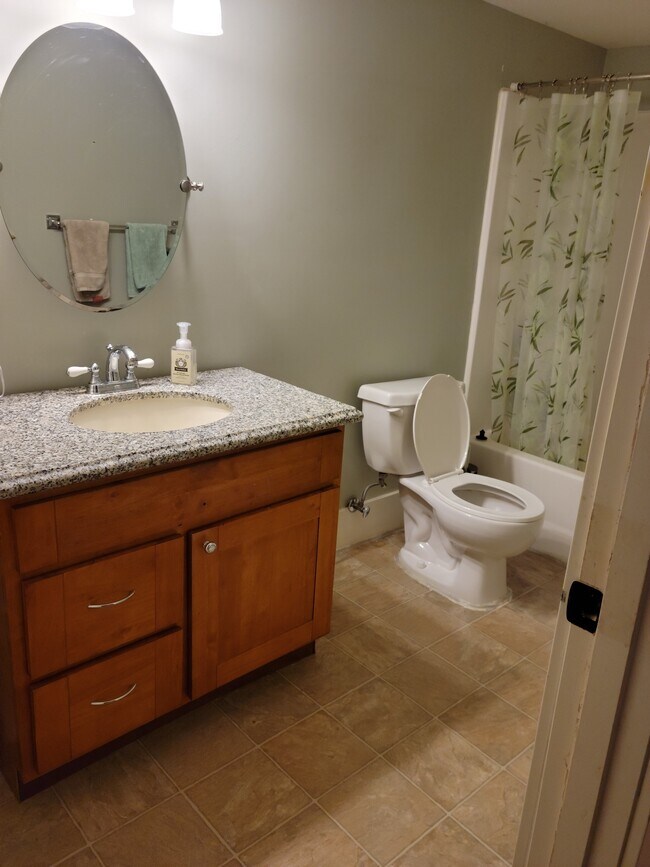 bathroom with marble sink top and vanity - 2109 31st Ave S