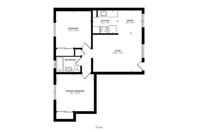 Floorplan - 2166 E 27th Street