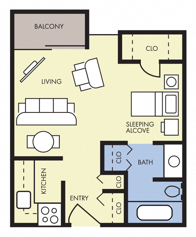 Floorplan - Episcopal Catholic Apartments