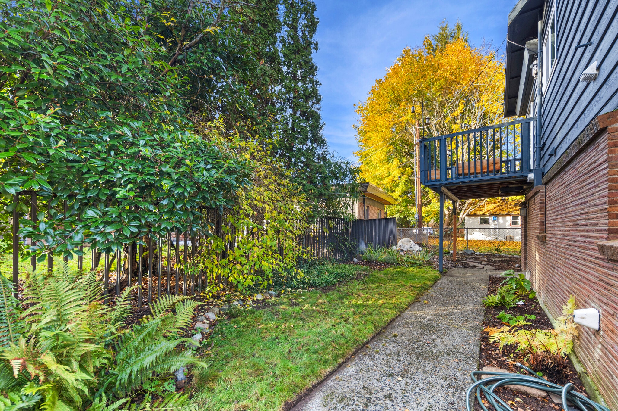 small yard - mowing is included with rent - 16758 45th Ave NE