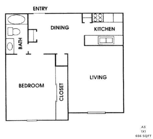 Floorplan - Nubia Square Apartments