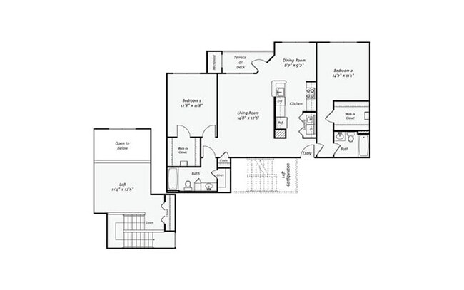 Floorplan - Orchards Apartments