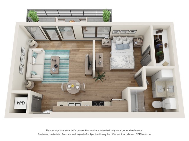 Eli A3.1 Floor Plan - The Vic at Interpose