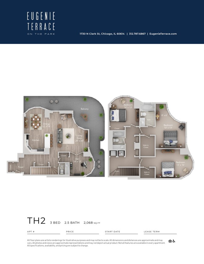 Floorplan - Eugenie Terrace on the Park