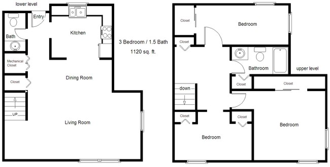 Floorplan - Cedar Hills Townhomes