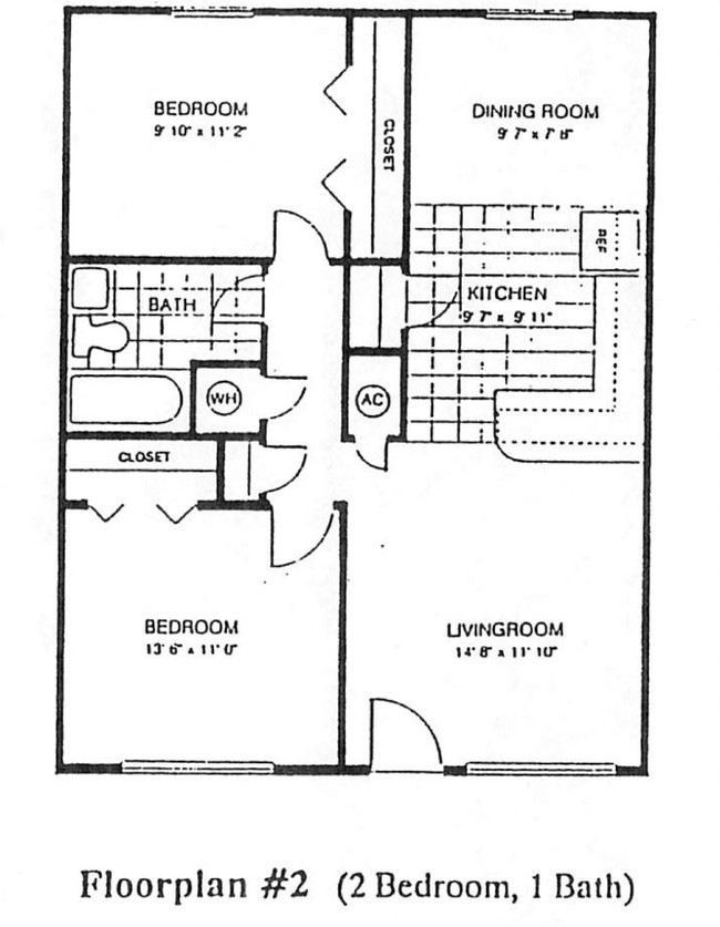 Floorplan - South Campus Apartments