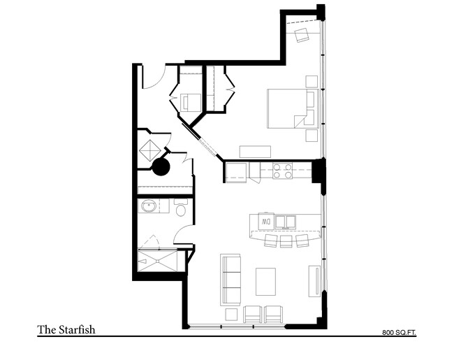 The Starfish - The Roebuck Lofts