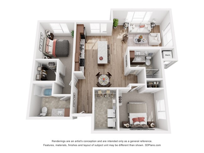 Floorplan - Sonder Point 50+ Apartments