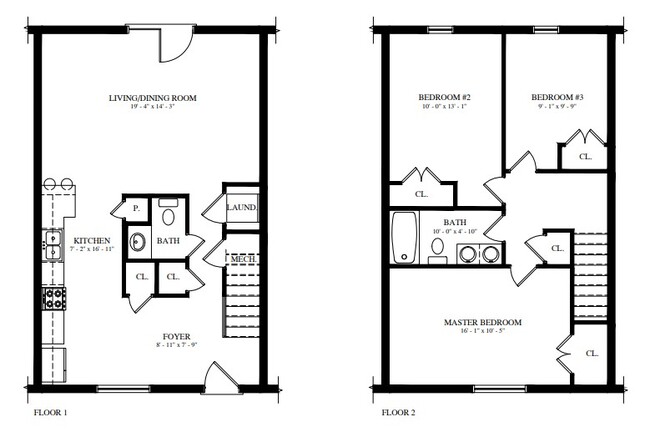 Floorplan - Cornwall Park Townhouses