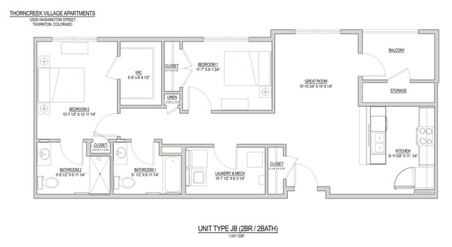 'JB' Floorplan - Village at Thorncreek