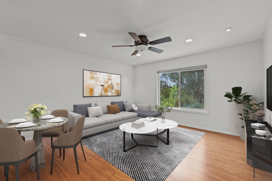 Living Room Staged - 2354 Fletcher Dr