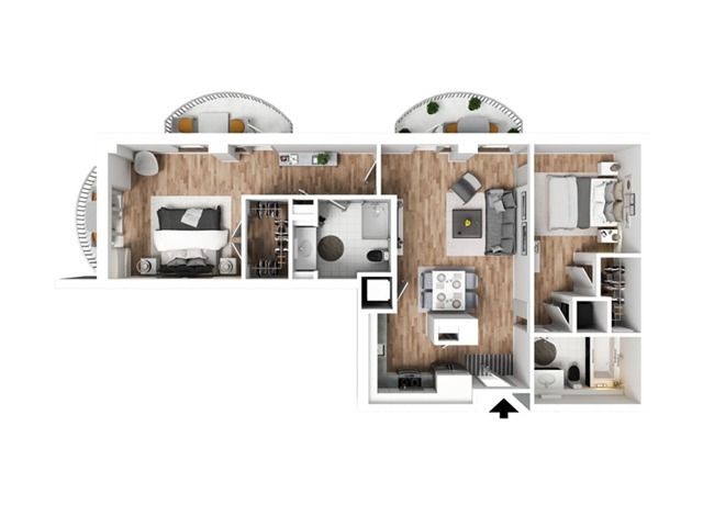 A2-R Floorplan - The Peach Atlanta