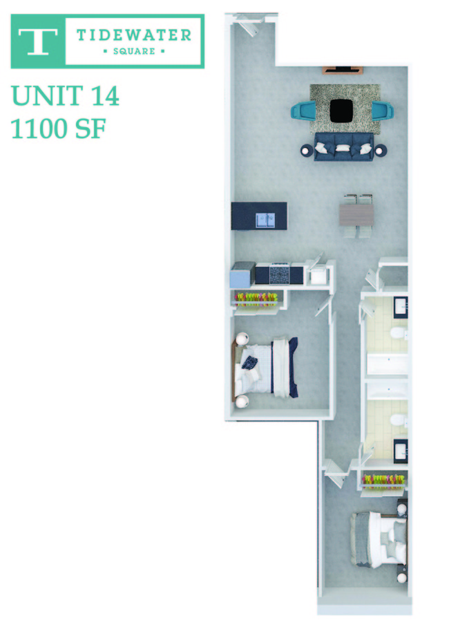 Floorplan - Tidewater Square