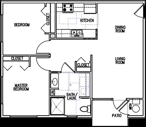 Floorplan - Williston Senior Apartment Homes