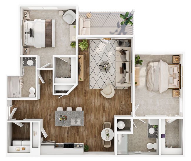 Floorplan - Hathaway at Lake Norman Apartments