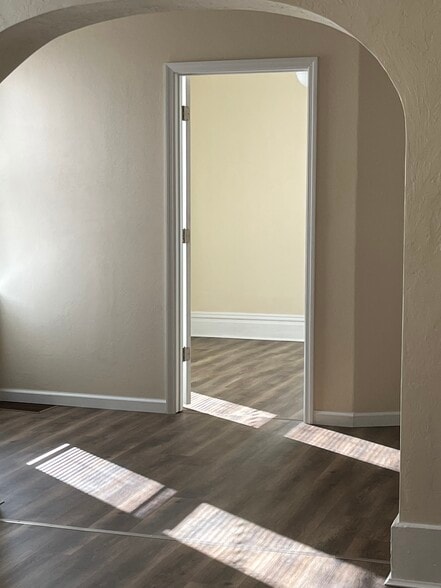 Looking into the den and bedroom - 48 depot st