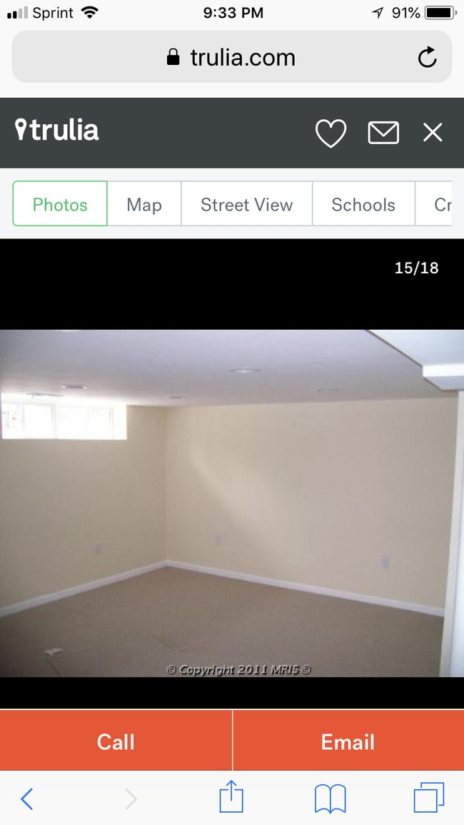 Basement front room - 912 Evesham Ave