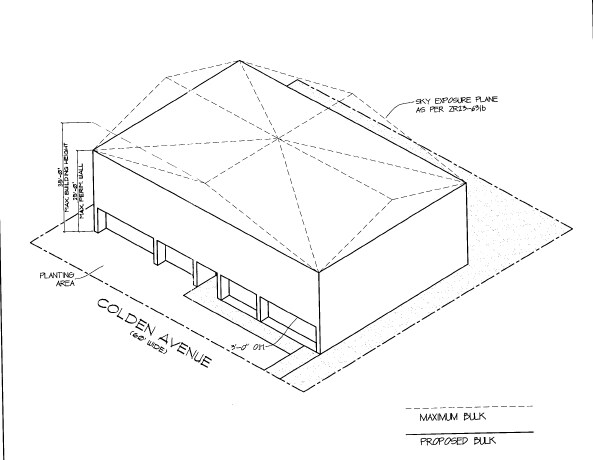 Axonometric Diagram - 3221 Colden Ave