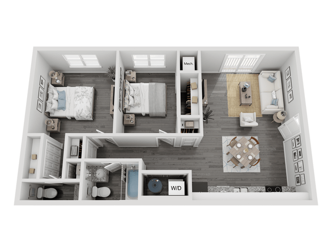Floorplan - Attain at Chic's Beach (Haven Residences)