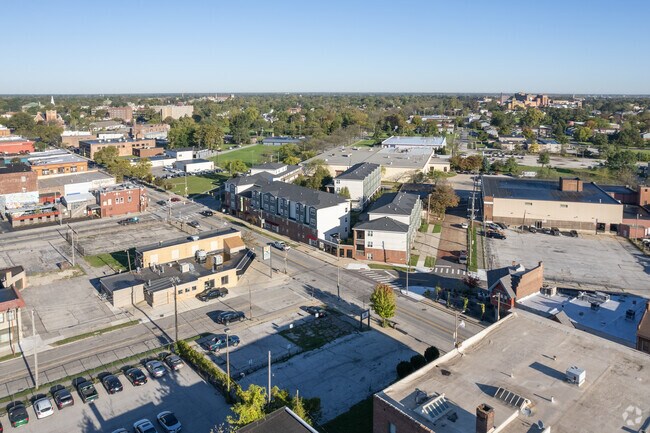 Aerial Photo - New Channey Flats Town Homes