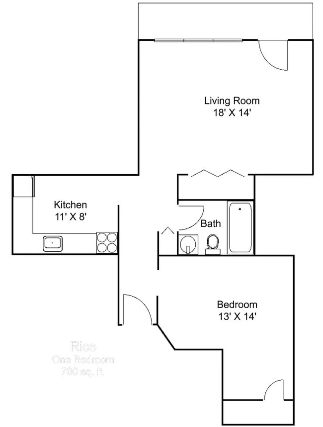 Floorplan - Hillsborough Apartments