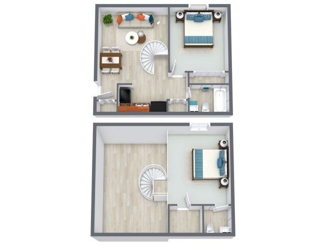 Cedar floorplan - Cedar Crest Apartments