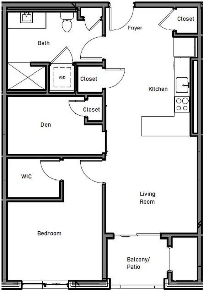 Building Photo - Beautiful one bedroom with den at Watermar...
