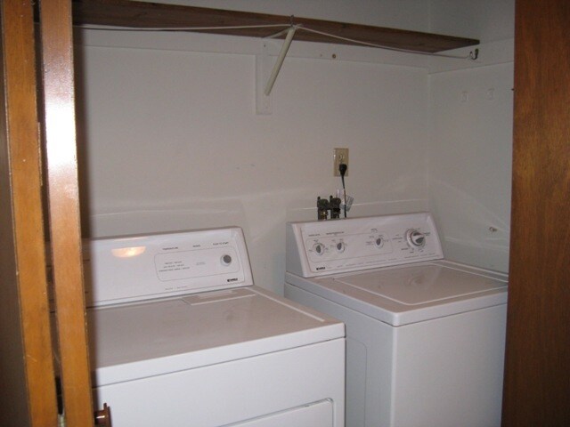 Washer and Dryier in the unit - 107 Hilltop Dr