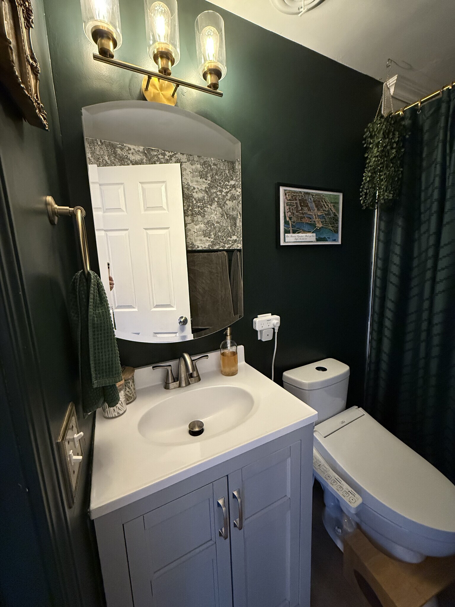 Bathroom vanity & medicine cabinet - 671 Fulton St