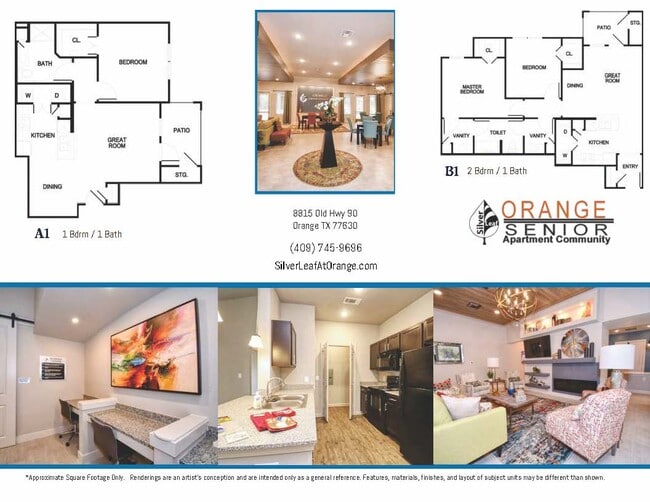 Our floorplans - 8815 Old Hwy 90