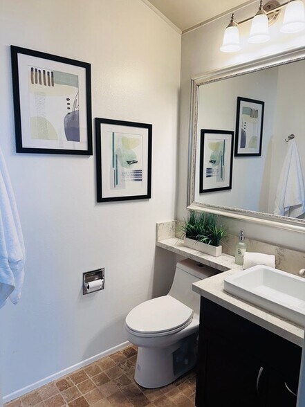 One of two upstairs bathrooms - 2474 S Centinela Ave
