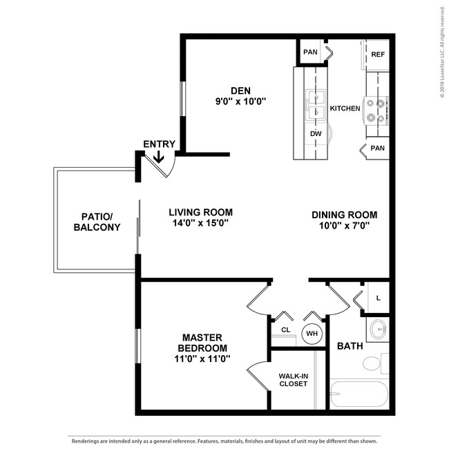 Floorplan - Tamarind Bay Apartments