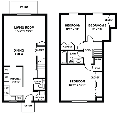 3BR/1BA - Pickwick Apartments